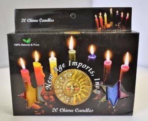 Spell Candles - Box of 20 assorted colors 